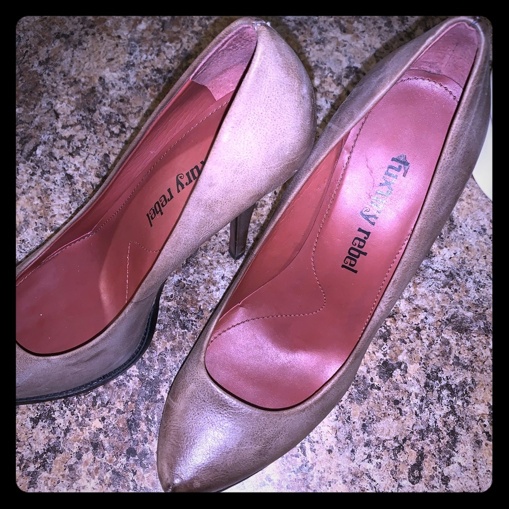 Luxury Rebel Rich Brown Women’s Heels
